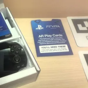 PS Vita+4Gb+3 игры+6 карт виртуальной реальности (новая)
