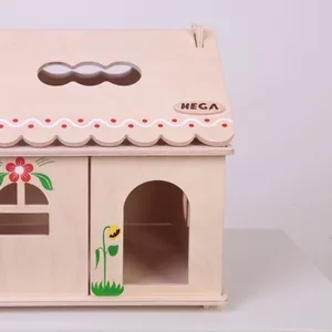 Кукольный домик с росписью